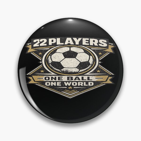 Item preview, 22 Players One Ball One World Vintage Football T-Shirt designed and sold by ArthUpscale.