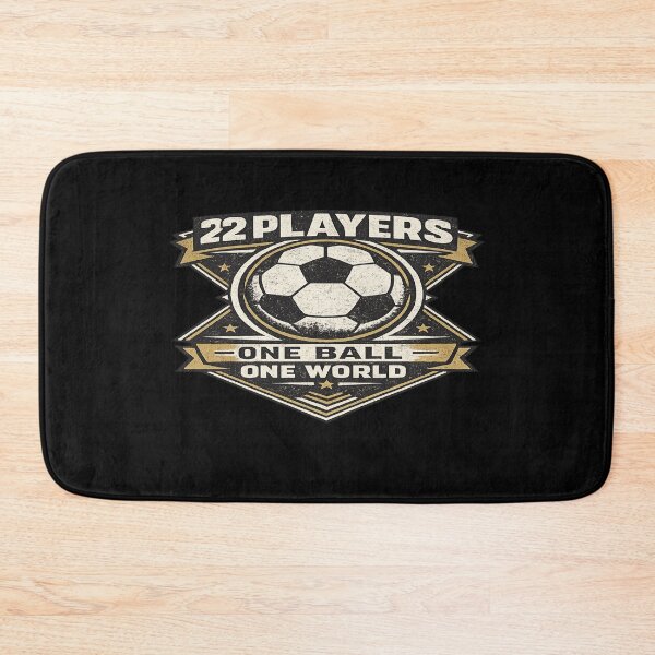 Item preview, 22 Players One Ball One World Vintage Football T-Shirt designed and sold by ArthUpscale.