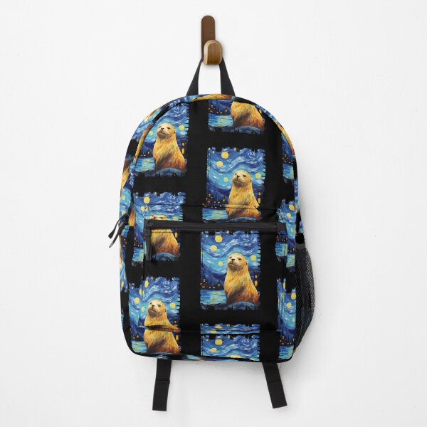 Item preview, Funny Seal Starry Night Illustration Mom Dad Kids designed and sold by rafaeltto.