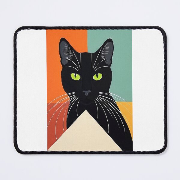 Item preview, Art - Black Cat Pop Art, Vintage and Modern 1960s Illustration designed and sold by DoodyPets.