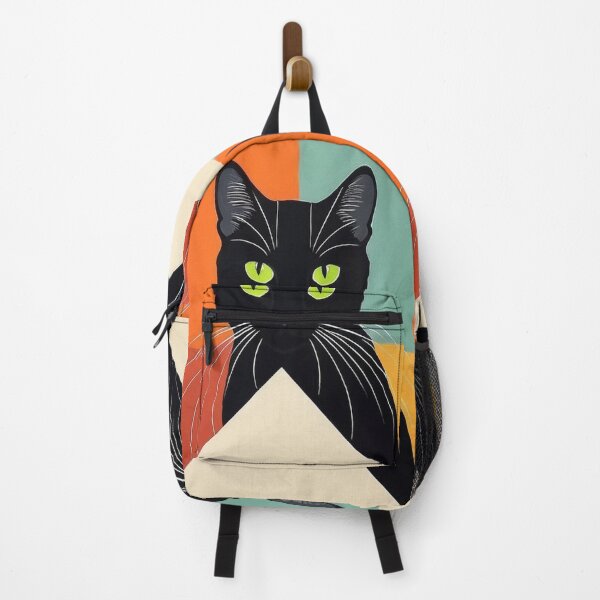 Item preview, Art - Black Cat Pop Art, Vintage and Modern 1960s Illustration designed and sold by DoodyPets.
