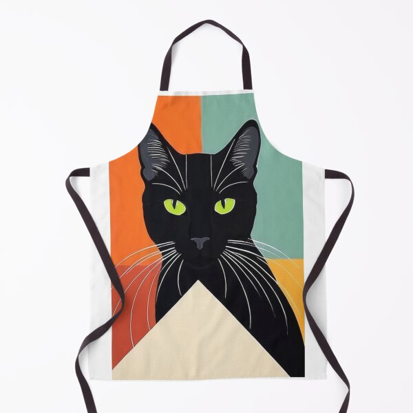 Item preview, Art - Black Cat Pop Art, Vintage and Modern 1960s Illustration designed and sold by DoodyPets.