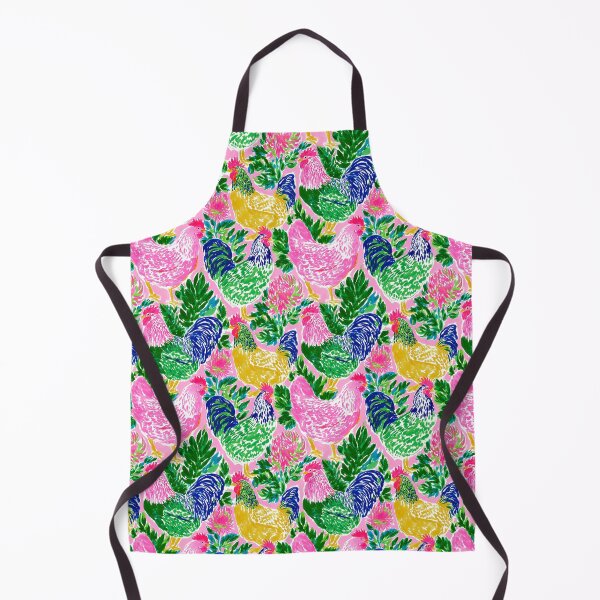 Item preview, Cute Colorful Preppy Chicken Pattern designed and sold by ThePreppyArtist.