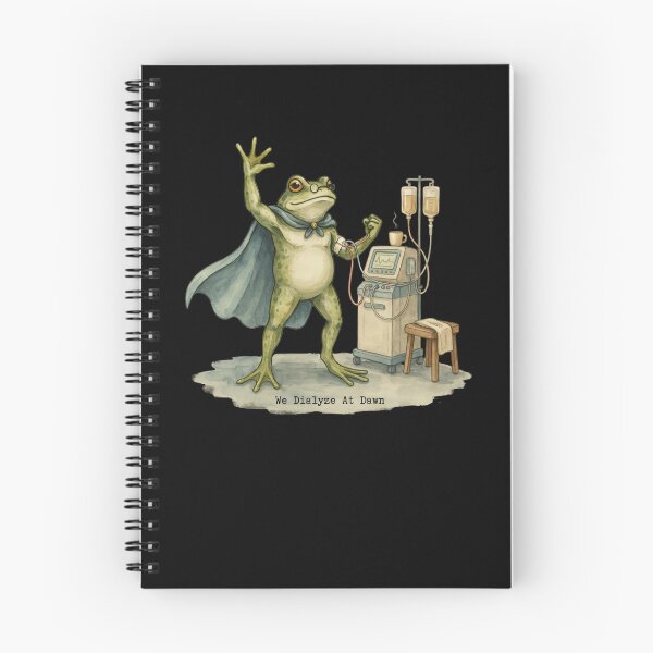 Item preview, We Dialyze At Dawn Funny Dialysis Nurse Frog Humor designed and sold by BHMARTS.