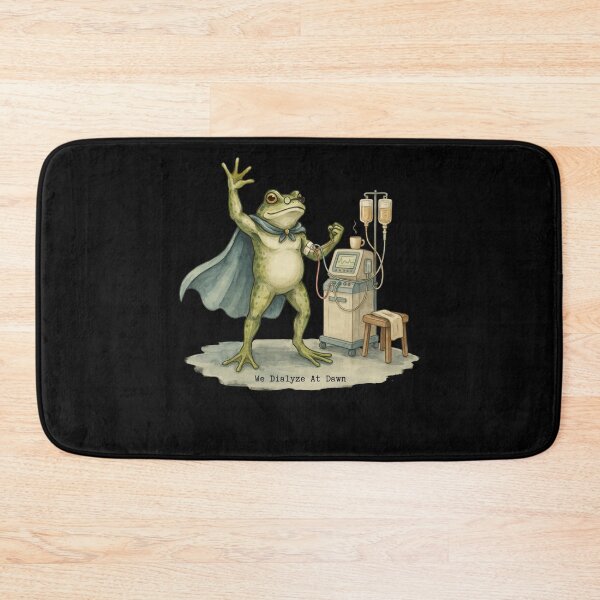 Item preview, We Dialyze At Dawn Funny Dialysis Nurse Frog Humor designed and sold by BHMARTS.