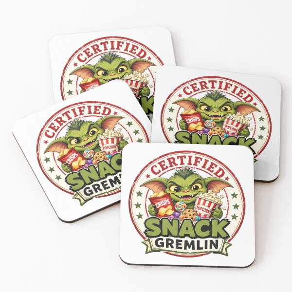 Item preview, Certified Snack Gremlin - Cute Snack Monster Badge designed and sold by Louis Calveri™.