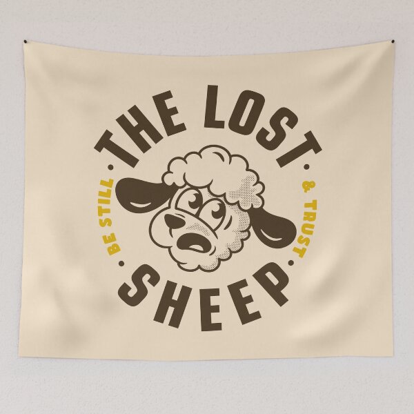 Item preview, The Lost Sheep Still Trusts Jesus Christian Faith Des designed and sold by adipra.