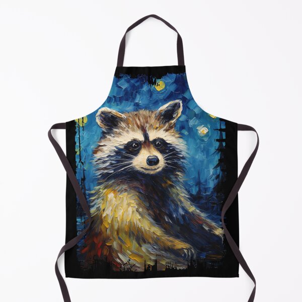 Item preview, Funny Raccoon Starry Night Illustration Mom Dad Kids designed and sold by rafaeltto.