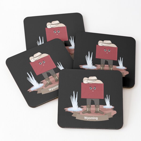 Item preview, Wyoming Yellowstone Cowboy Adventure Cute Character designed and sold by Travel.Art.