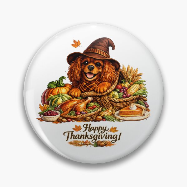 Item preview, Thanksgiving Ruby Cavalier designed and sold by SpottyRainbow.