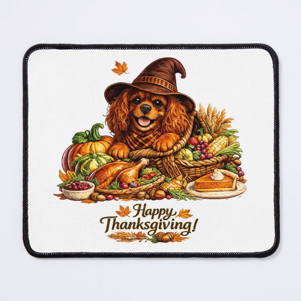 Item preview, Thanksgiving Ruby Cavalier designed and sold by SpottyRainbow.