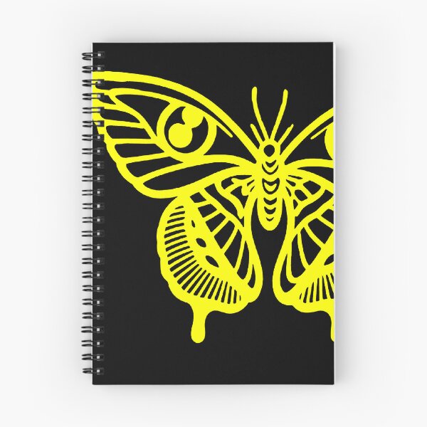 Item preview, Cyber Aesthetic Neon Yellow Mystic Moth designed and sold by Ideniquo.
