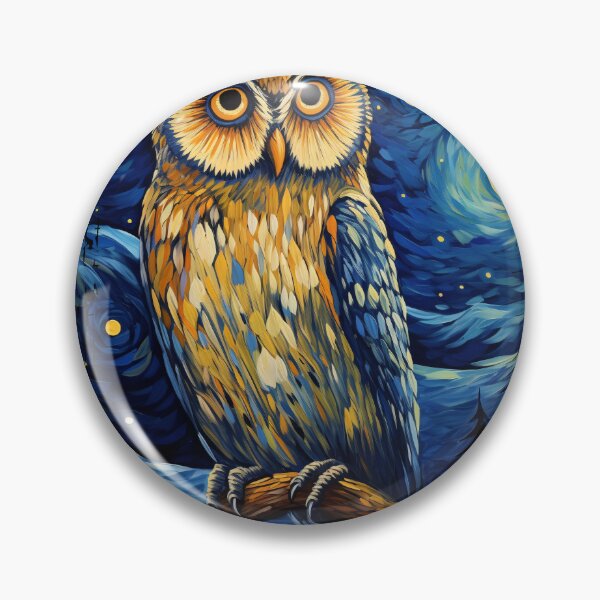 Item preview, Funny Owl Starry Night Illustration Mom Dad Kids designed and sold by rafaeltto.