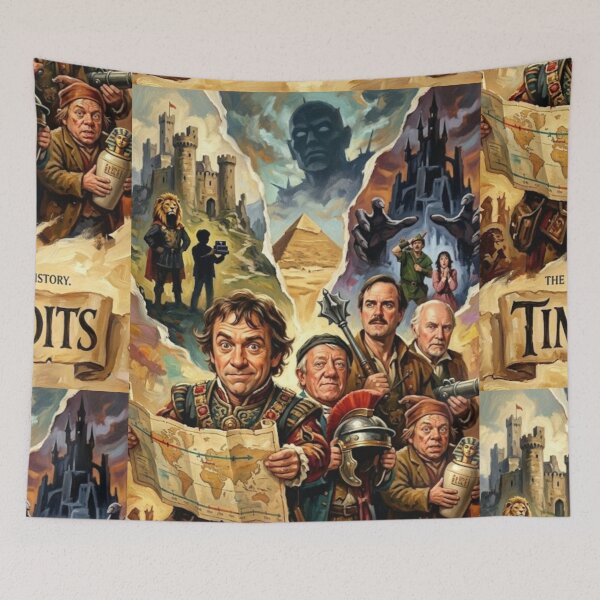 Item preview, The Most Reckless Robbers in History. – Time Bandits Fine Art Print designed and sold by Art's Diner.