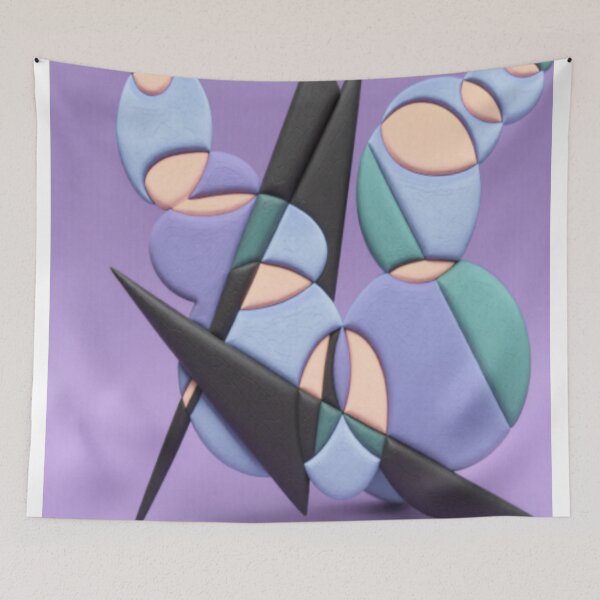 Item preview, symbols dark hue white C colorful geometric abstract design designed and sold by SmashingDeals.