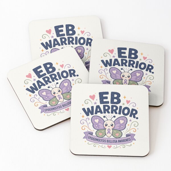 Item preview, EB Warrior - Epidermolysis Bullosa Awareness Ribbon designed and sold by BlackSector77.