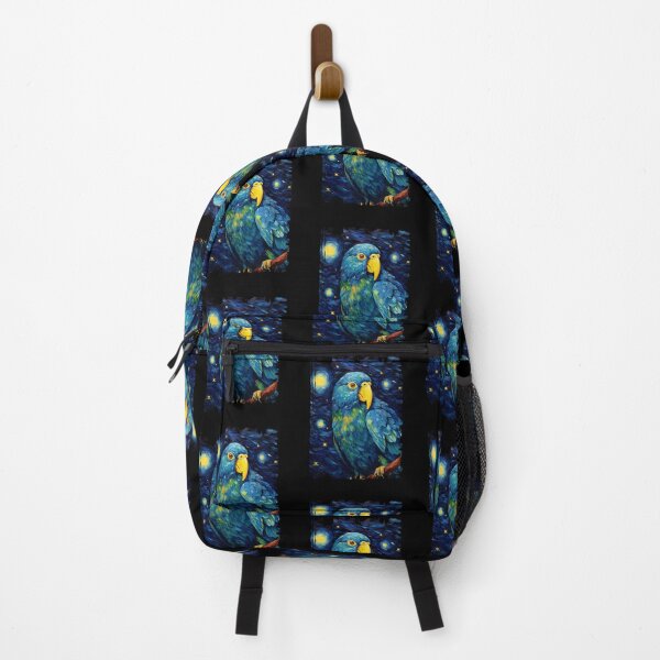 Item preview, Funny Pionus Bird Starry Night Illustration Mom Dad Kids designed and sold by rafaeltto.