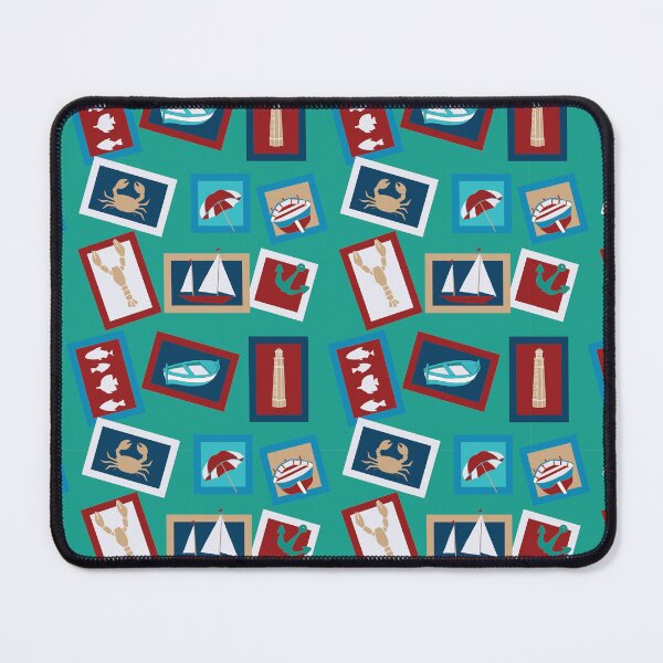 Item preview, Random Summer Postcards on Aqua Green designed and sold by Qousqoza7.