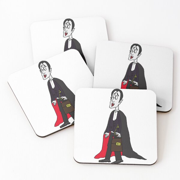 Item preview, Funny Halloween Corporate Dracula | Bloodsucking Boss Meme Cartoon designed and sold by MyxaART.