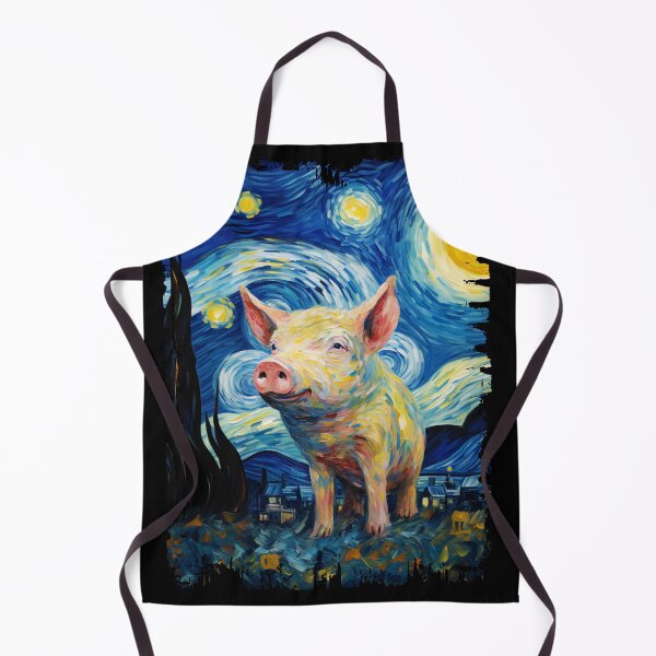 Item preview, Funny Pig Starry Night Illustration Mom Dad Kids designed and sold by rafaeltto.