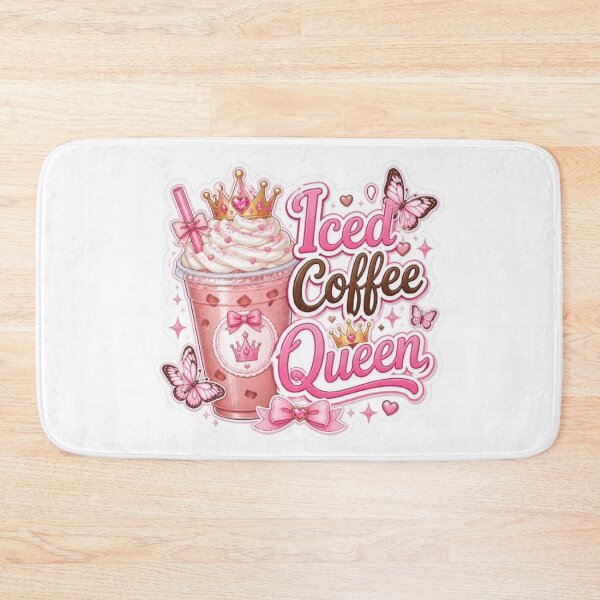 Item preview, Iced Coffee Queen Coquette Sticker designed and sold by Stylestickers55.
