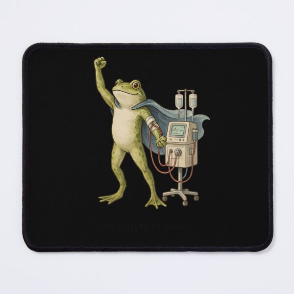 Item preview, We Dialyze At Dawn Funny Dialysis Nurse Frog Humor designed and sold by BHMARTS.