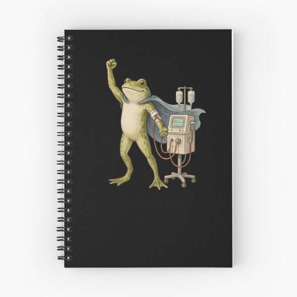 Item preview, We Dialyze At Dawn Funny Dialysis Nurse Frog Humor designed and sold by BHMARTS.