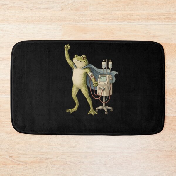 Item preview, We Dialyze At Dawn Funny Dialysis Nurse Frog Humor designed and sold by BHMARTS.
