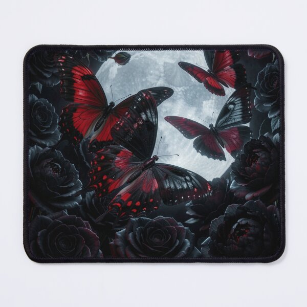 Item preview, Butterflies on Roses | Dark Romance designed and sold by JanjjaSoulInk.