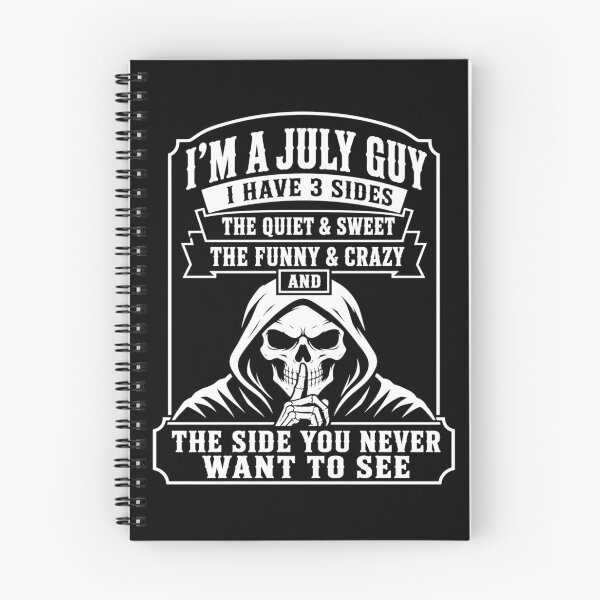 Item preview, I'm A July Guy I Have 3 Sides Funny July Birthday designed and sold by FreshVibe Prints.