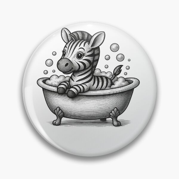 Item preview, Washing Zebra designed and sold by HappyDoodle11.