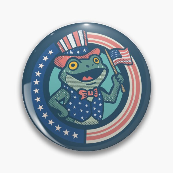 Item preview, Patriotic American Frog designed and sold by IvysCreativityHouse.