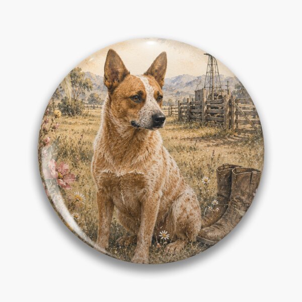 Item preview, Australian Red Heeler dog designed and sold by bushblooms.