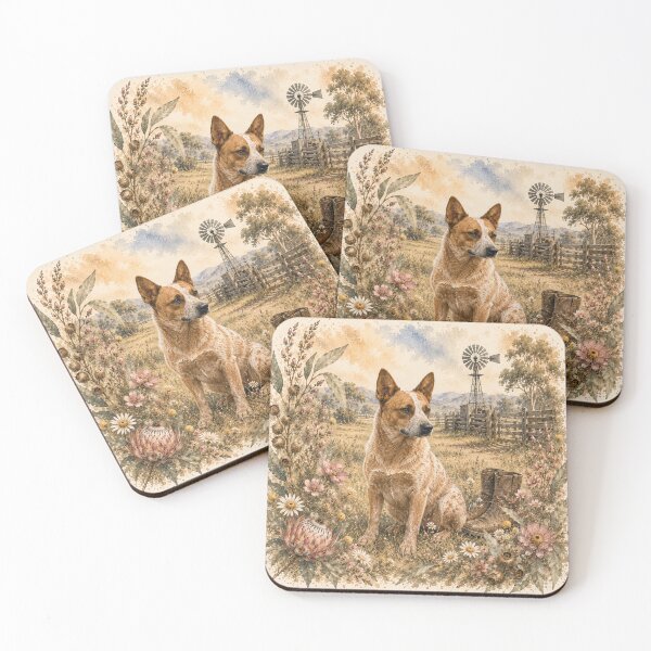 Item preview, Australian Red Heeler dog designed and sold by bushblooms.