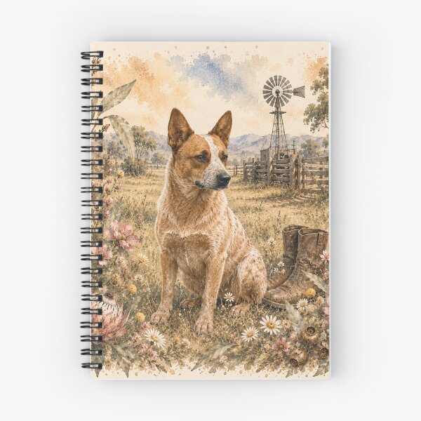 Artikelvorschau, Australischer Red Heeler entworfen und verkauft von bushblooms.