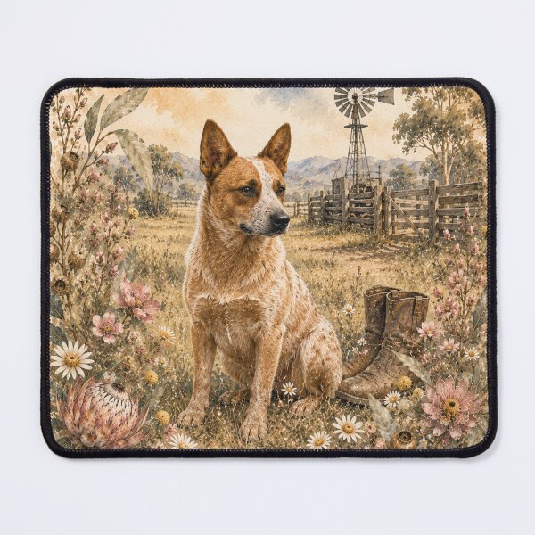 Item preview, Australian Red Heeler dog designed and sold by bushblooms.