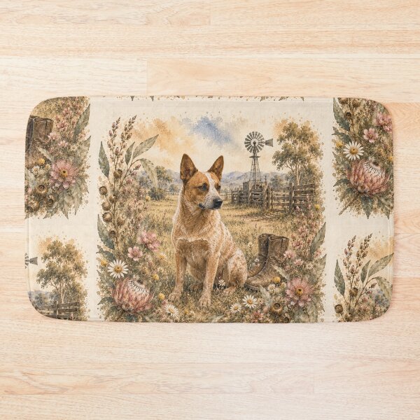 Item preview, Australian Red Heeler dog designed and sold by bushblooms.