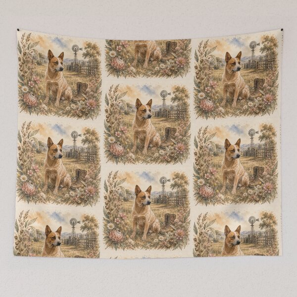 Item preview, Australian Red Heeler dog designed and sold by bushblooms.