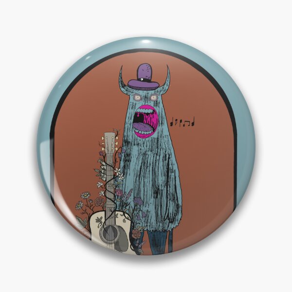 Item preview, Psychedelic Guitar Monster - Surreal Indie Music Art⁠ designed and sold by Ioannaplz.