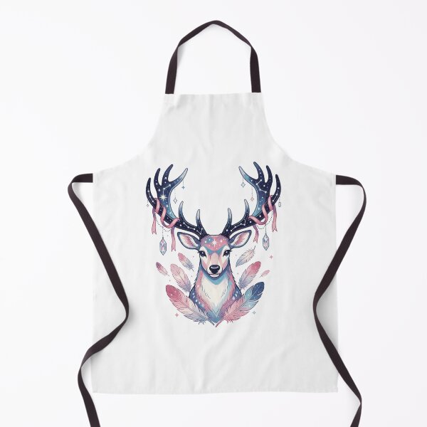 Item preview, Sagittarius Zodiac Sticker | Celestial Deer Astrology Art designed and sold by AillustriaAK.