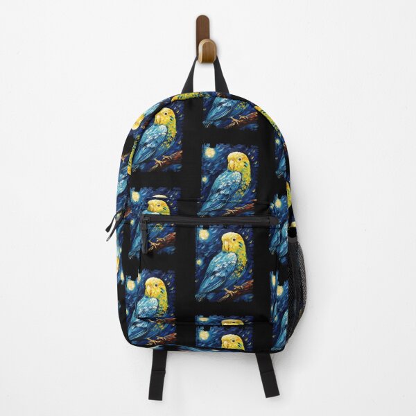 Item preview, Funny Parakeet Bird Starry Night Illustration Mom Dad Kids designed and sold by rafaeltto.