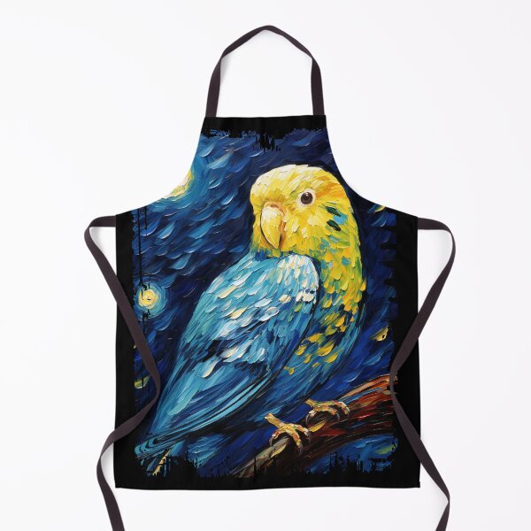 Item preview, Funny Parakeet Bird Starry Night Illustration Mom Dad Kids designed and sold by rafaeltto.