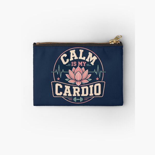 Item preview, Calm Is My Cardio – Vintage Wellness Athlete Badge designed and sold by warlistop.