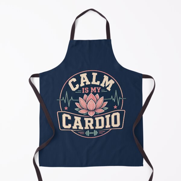 Item preview, Calm Is My Cardio – Vintage Wellness Athlete Badge designed and sold by warlistop.
