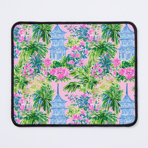Item preview, Colorful Preppy Chinoiserie Pagoda Pattern designed and sold by ThePreppyArtist.
