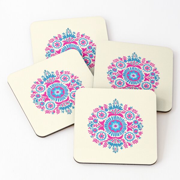 Item preview, Folk Mandala designed and sold by CharlottePlaceArt.