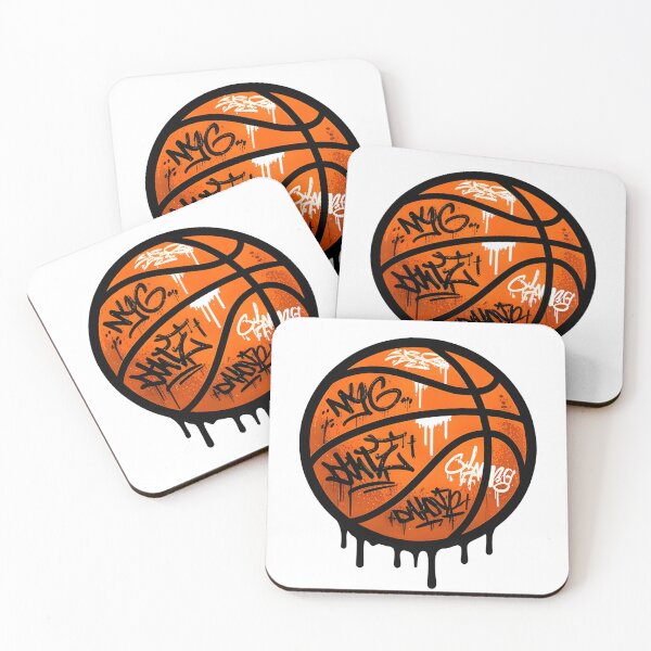 Item preview, NYC Graffiti Basketball Sticker | New York City Streetball Urban Art designed and sold by Olivra.