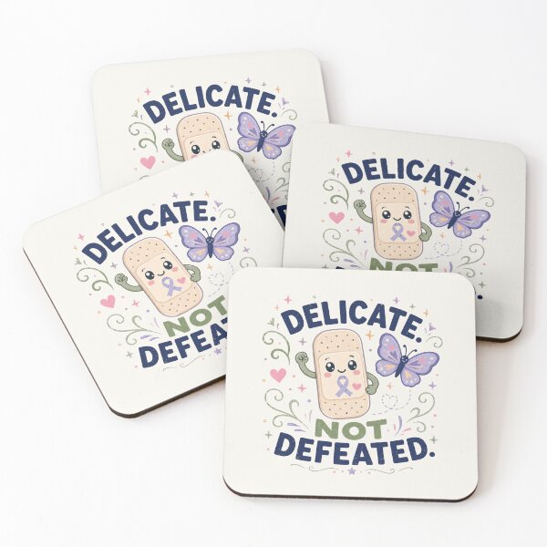 Item preview, Delicate Not Defeated - Epidermolysis Bullosa Awareness designed and sold by BlackSector77.
