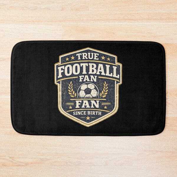 Item preview, True Football Fan Since Birth Vintage Badge T-Shirt designed and sold by ArthUpscale.