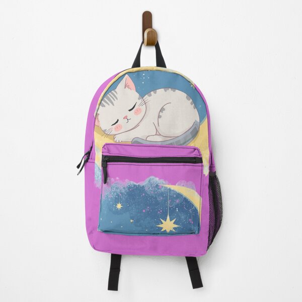 Item preview, Cute Cat Sleeping on the Moon designed and sold by VulturApparel.
